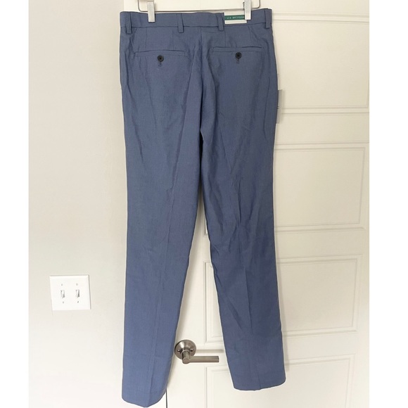 Next Blue Tailored Trousers - Picture 9 of 10